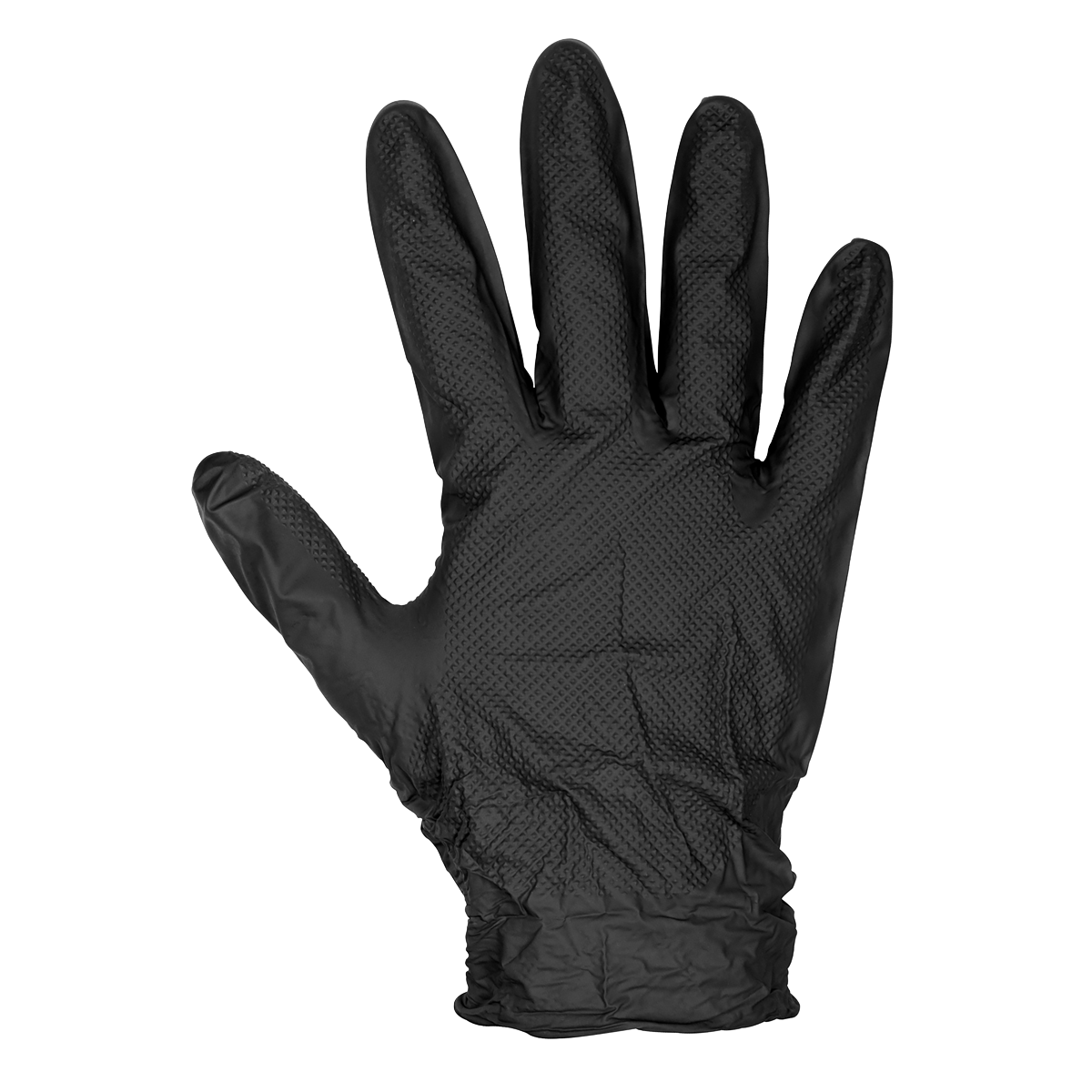 Black Diamond Grip Extra-Thick Nitrile Powder-Free Gloves - Pack of 50