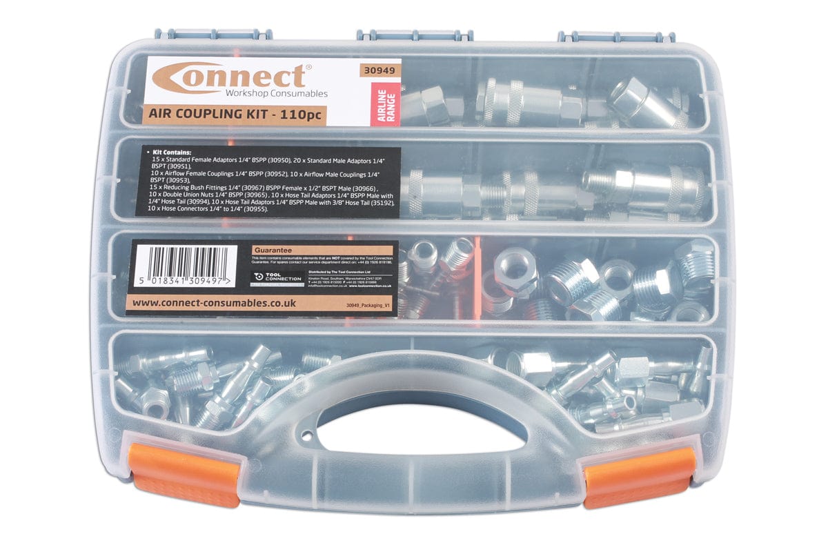 Connect Air Coupling Kit 110pc - (Connect 30949)