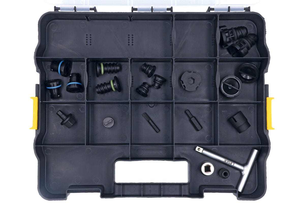 Connect Assorted Plastic Sump Plug Kit with Tools - 21pc - (Connect 30294)