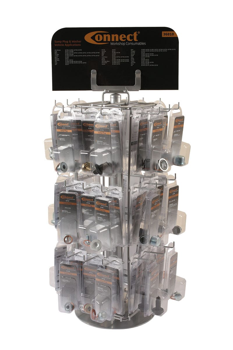 Connect Sump Plug Rack c/w 72 Packs. - (Connect 36810)