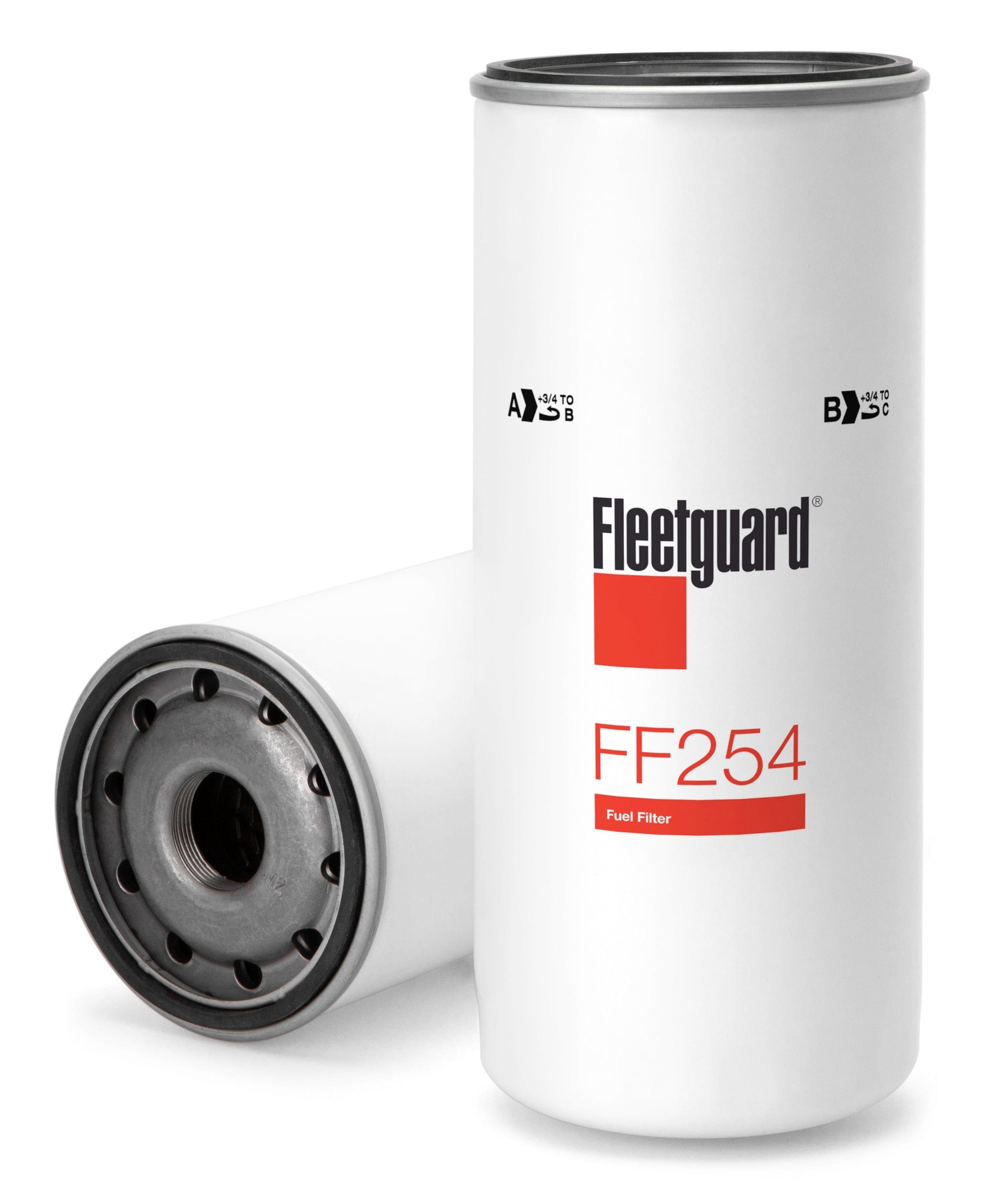 Fleetguard Fuel Filter (Spin On) - Fleetguard FF254