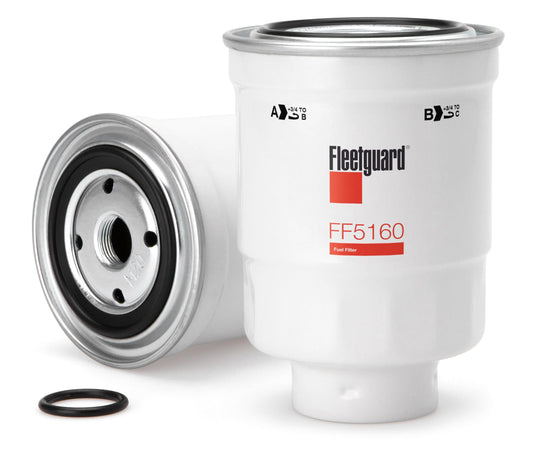 Fleetguard Fuel Filter (Spin On) - Fleetguard FF5160