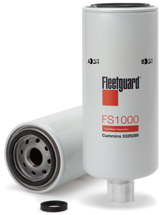 Fleetguard Fuel/Water Separator (Spin On) - Fleetguard FS1000