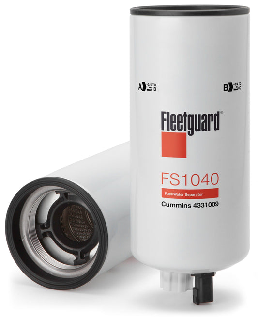 Fleetguard Fuel/Water Separator (Spin On) - Fleetguard FS1040