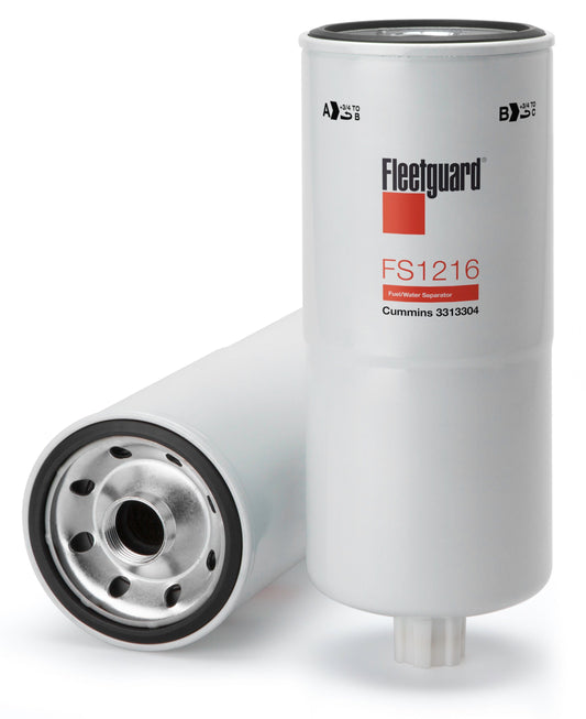 Fleetguard Fuel/Water Separator (Spin On) - Fleetguard FS1216