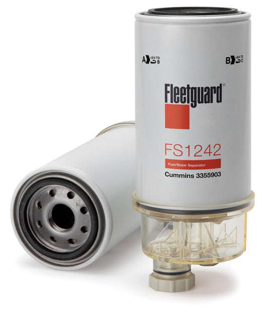 Fleetguard Fuel/Water Separator (Spin On) - Fleetguard FS1242B