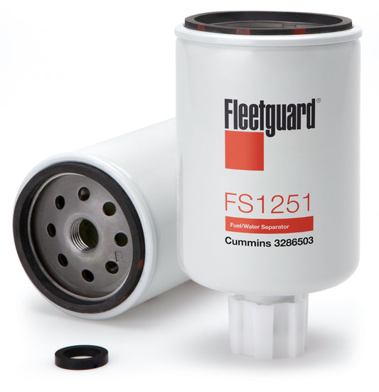 Fleetguard Fuel/Water Separator (Spin On) - Fleetguard FS1251