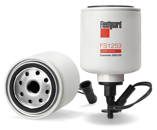 Fleetguard Fuel/Water Separator (Spin On) - Fleetguard FS1253V