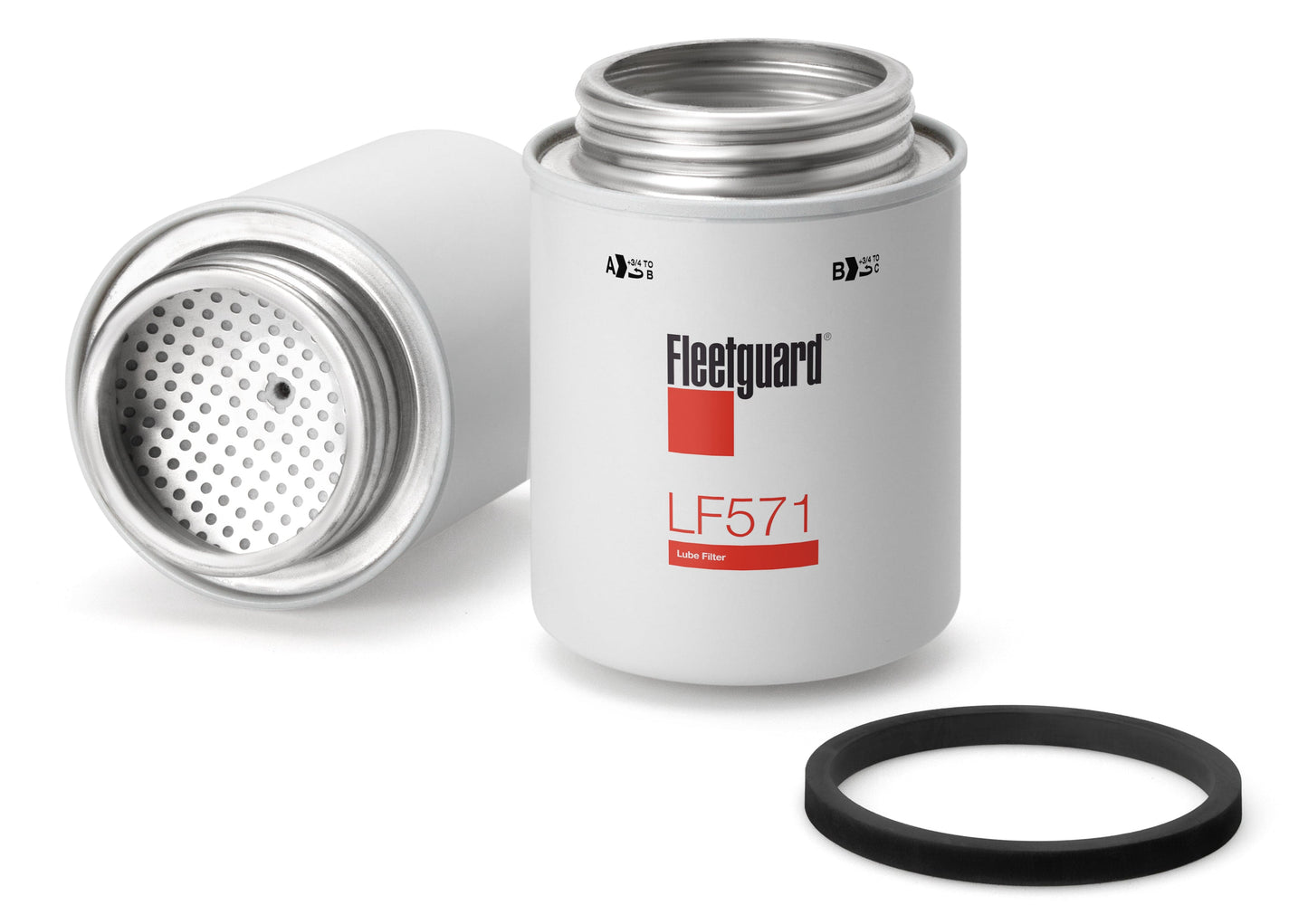 Fleetguard Oil / Lube Filter (Cartridge) - Fleetguard LF571