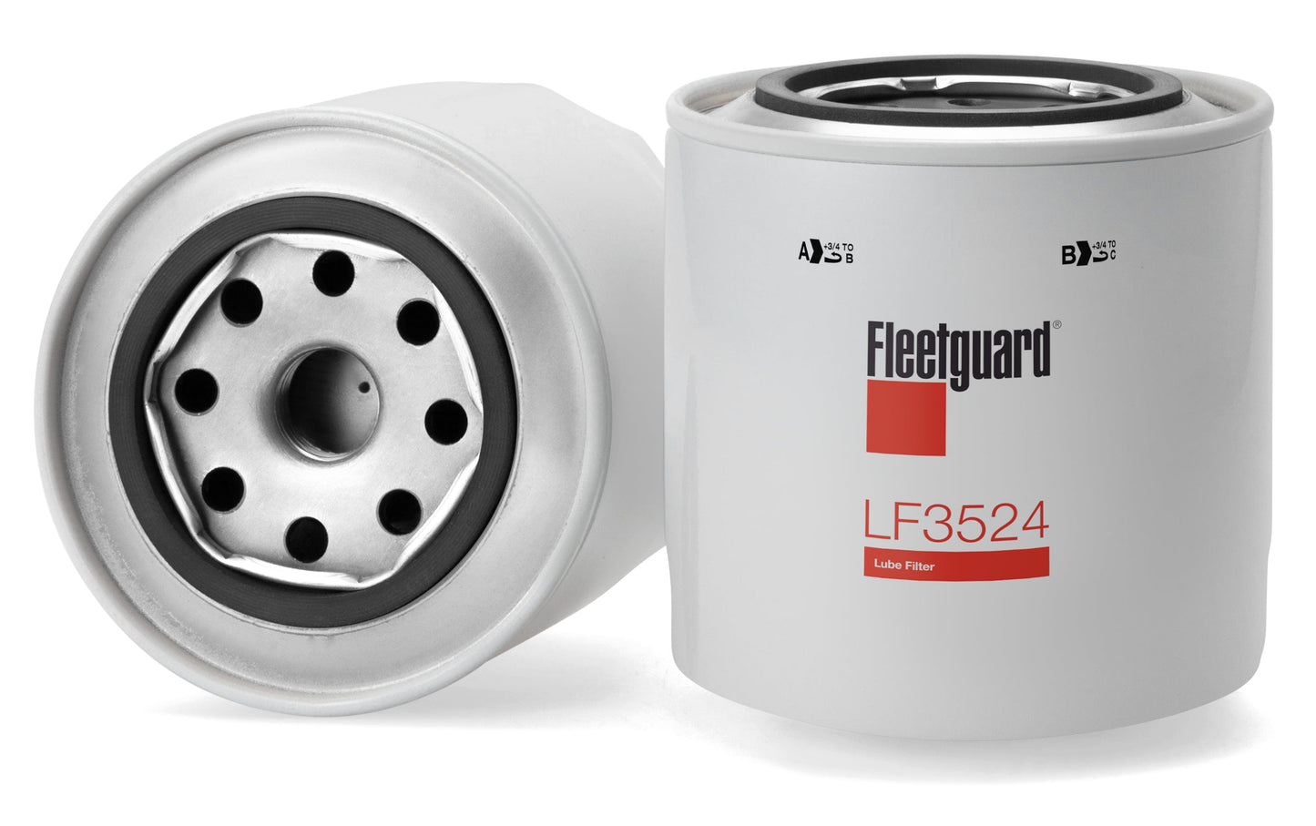 Fleetguard Oil / Lube Filter (Spin On) - Fleetguard LF3524