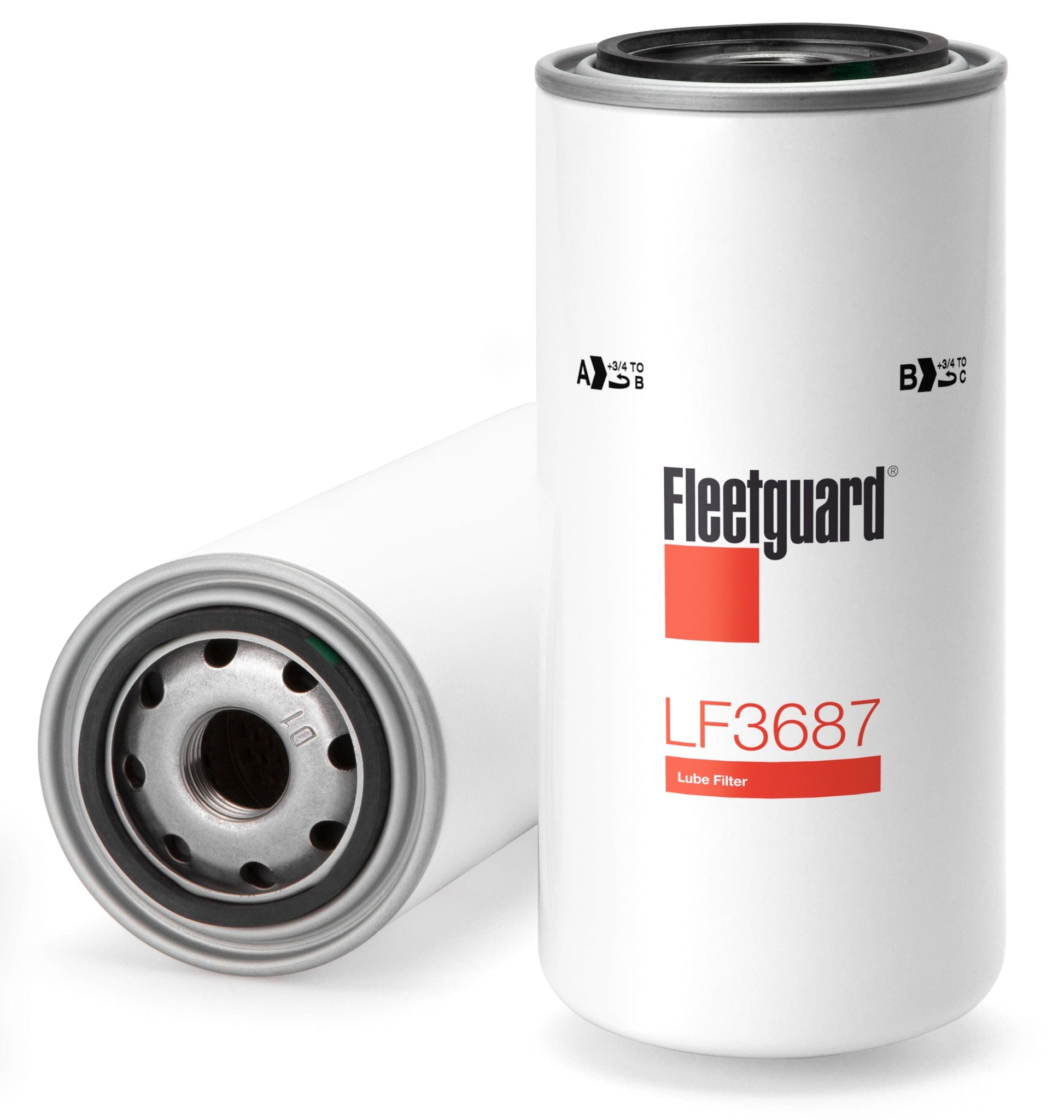 Fleetguard Oil / Lube Filter (Spin On) - Fleetguard LF3687