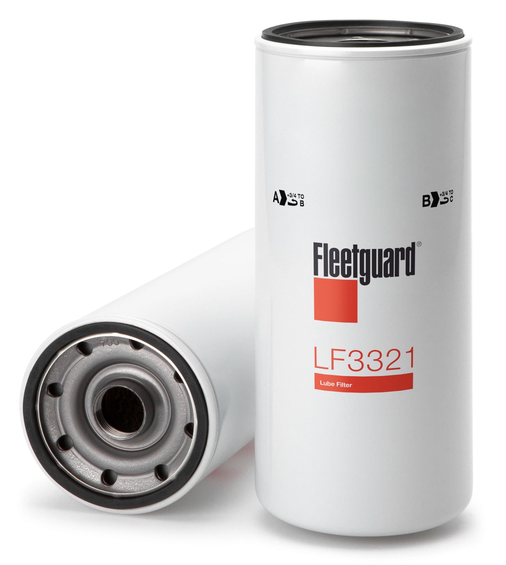 Fleetguard Oil / Lube Full-Flow Filter (Spin On) - Fleetguard LF3321