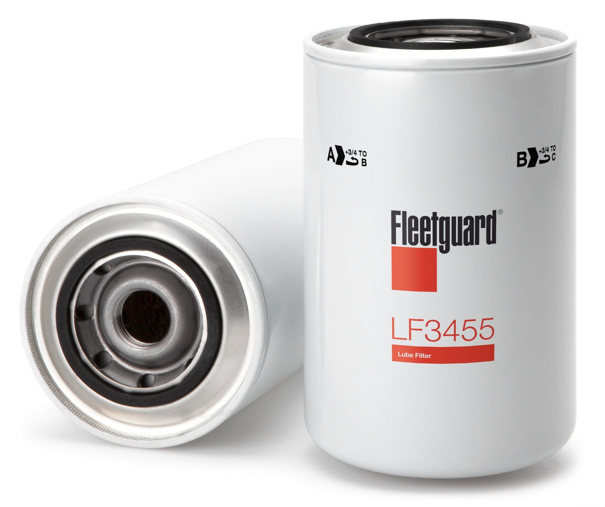 Fleetguard Oil / Lube Full-Flow Filter (Spin On) - Fleetguard LF3455