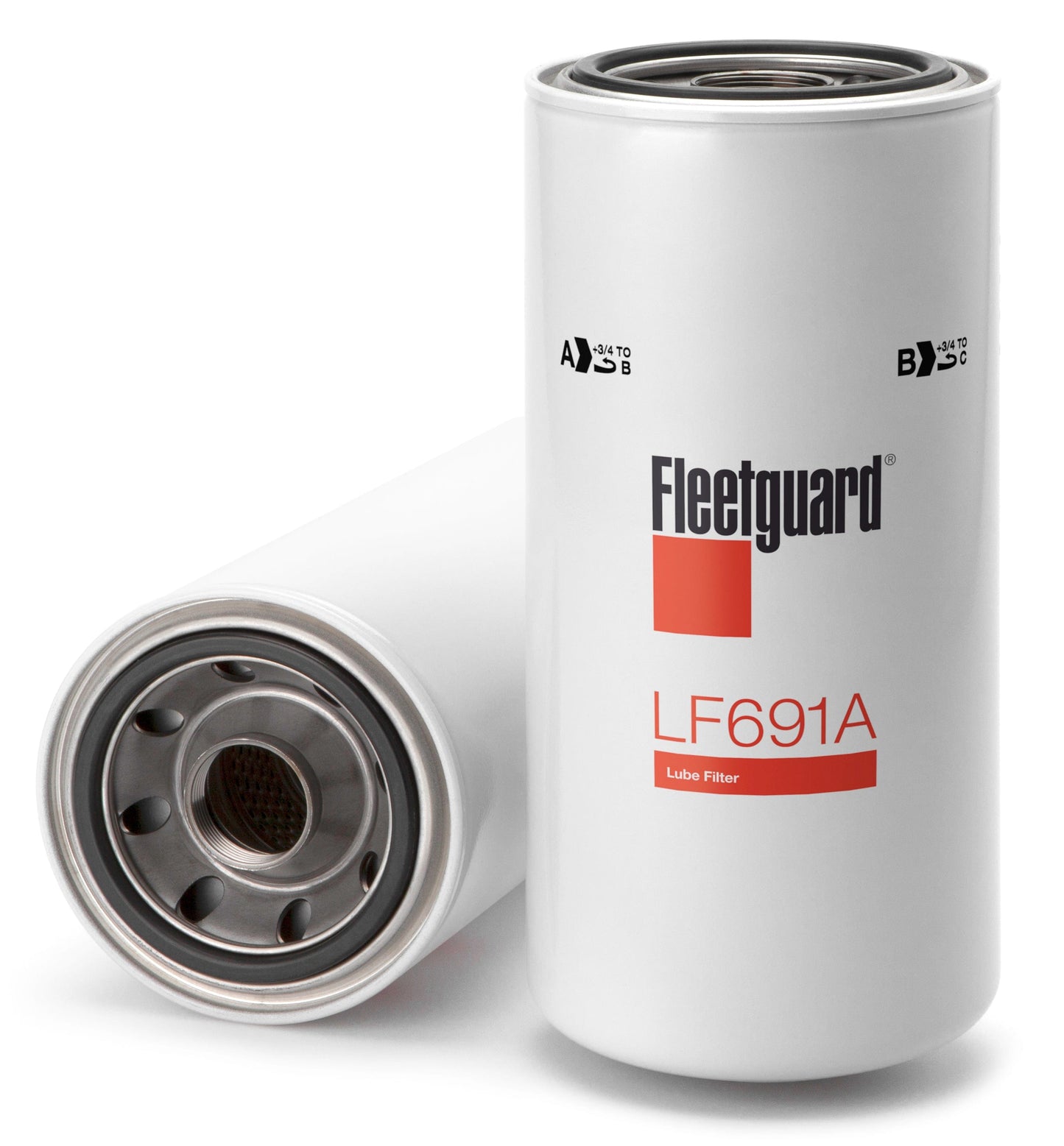 Fleetguard Oil / Lube Full-Flow Filter (Spin On) - Fleetguard LF691A