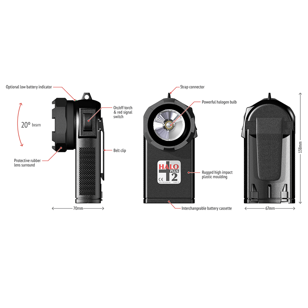 Halo Halo Plus2 Personal Halogen Torch (HP-11)