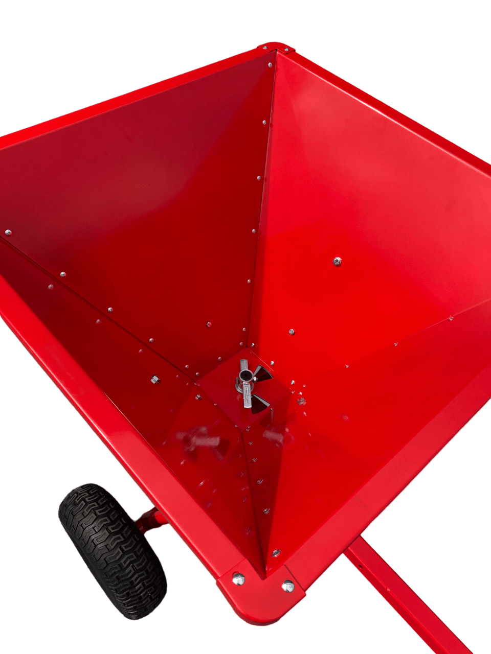 Invicta Forks & Attachments Limited IMG-4 Mini Towable Salt Spreader - 160 Litres
