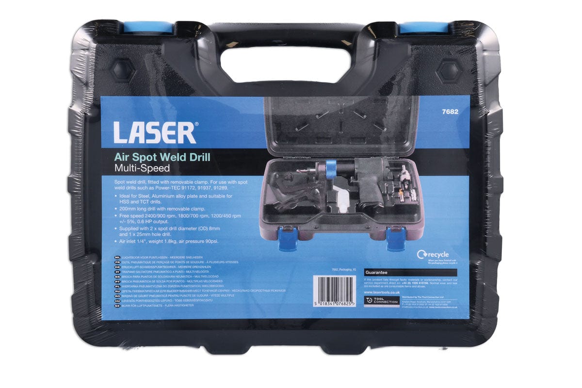 Laser Air Spot Weld Drill - Multi-Speed - (Laser 7682)