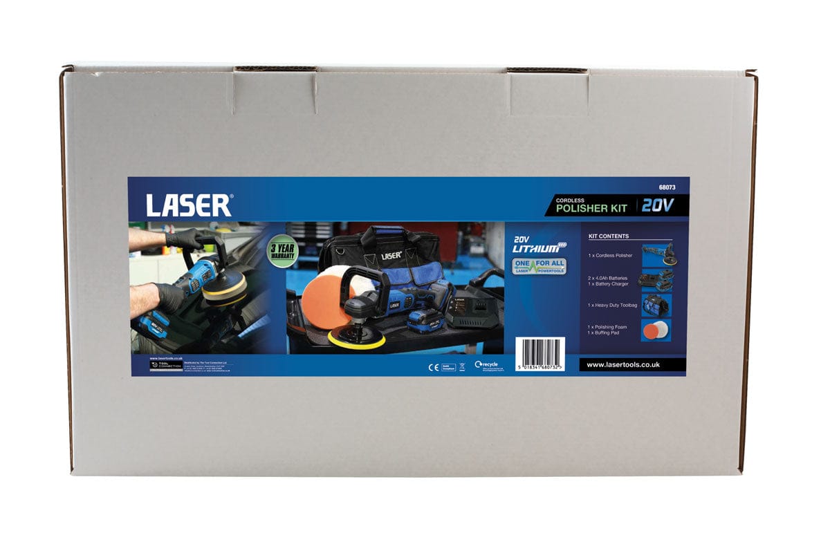 Laser Cordless Polisher 20V Kit - (Laser 68073)