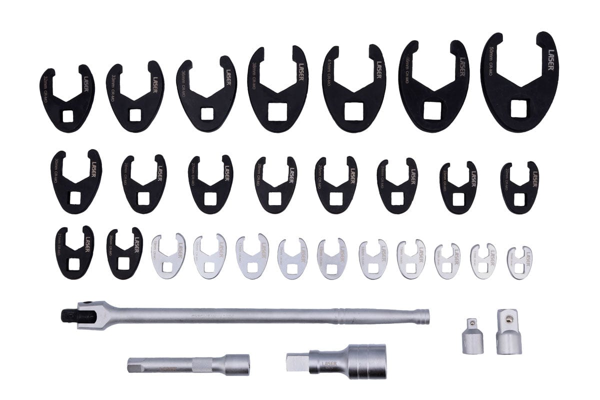 Laser Crows Foot Wrench Set 32pc - (Laser 8516)