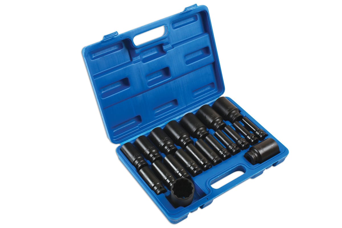 Laser Deep Impact Socket Set 1/2"D 20pc - (Laser 6830)