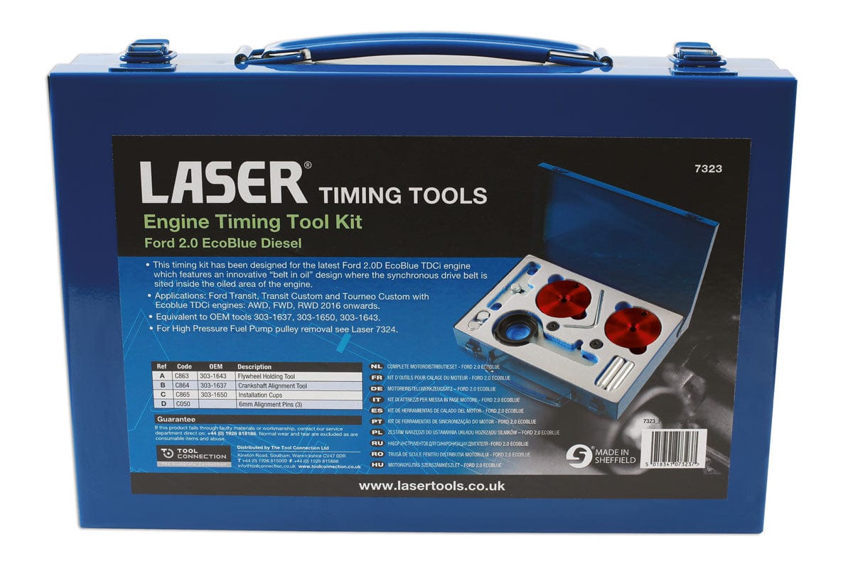 Laser Engine Timing Kit - for Ford 2.0 EcoBlue Diesel - (Laser 7323)