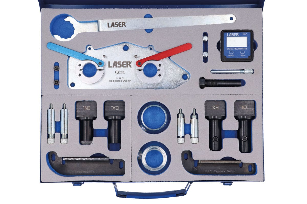 Laser Engine Timing Kit - for VW Group 1.0, 1.2, 1.4, 1.5, 1.6 TSi Petrol - (Laser 8900)