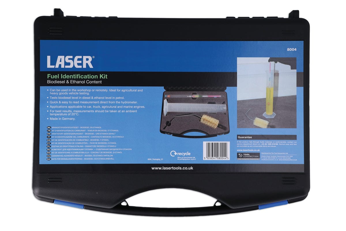 Laser Fuel Identification Kit - Biodiesel & Ethanol Content - (Laser 8004)