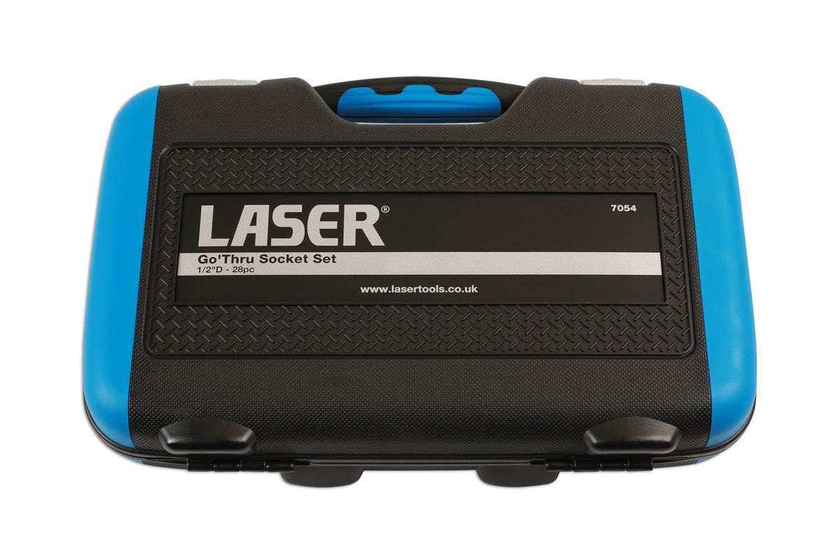 Laser Go Thru Socket Set 1/2"D 28pc - (Laser 7054)