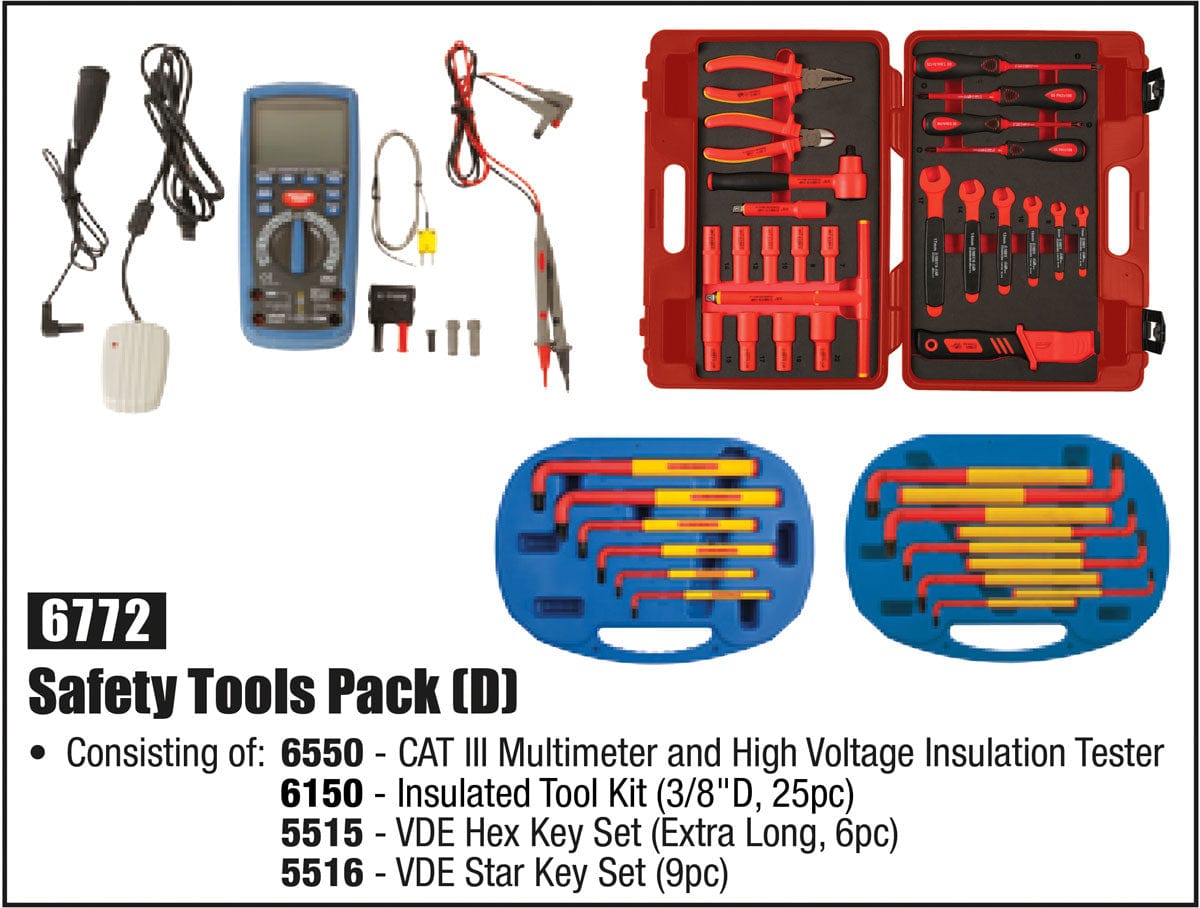 Laser Hybrid Tools Safety Pack - (Laser 6772)