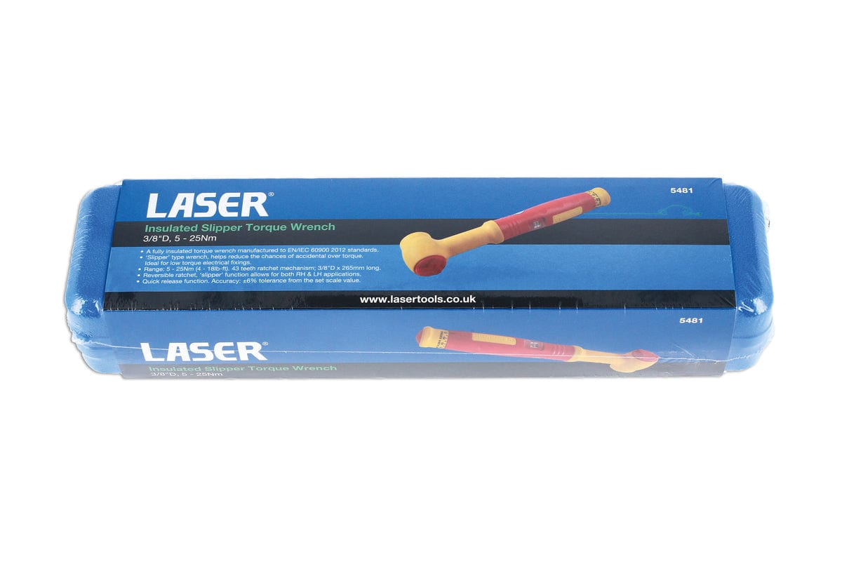 Laser Insulated 'Slipper' Torque Wrench 3/8"D 5 - 25Nm - (Laser 5481)