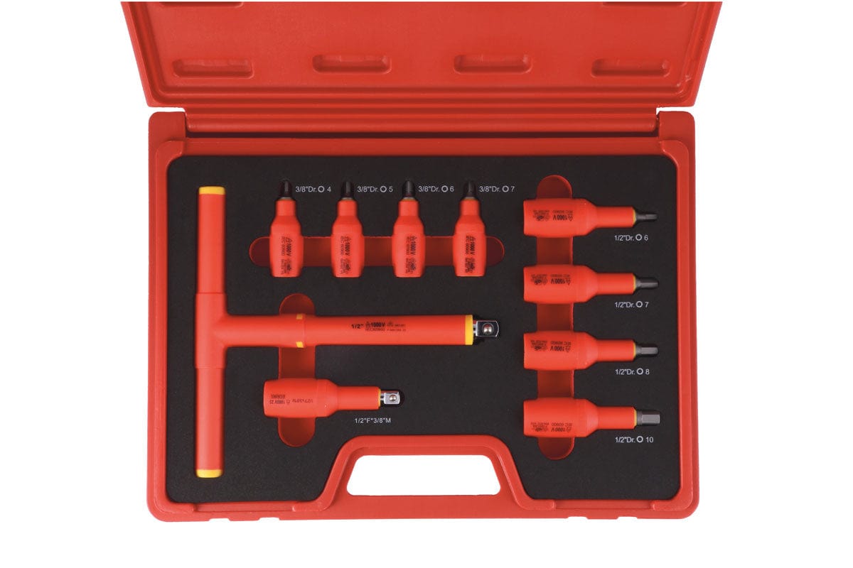 Laser Insulated Socket Hex Bit Set 10pc - (Laser 8561)