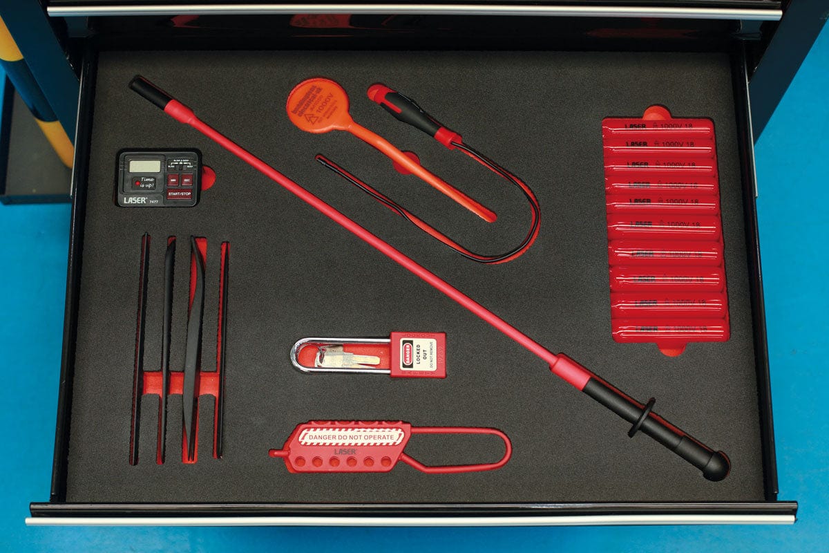 Laser Insulated Specialist Tools in Foam Inlay - (Laser 8488)