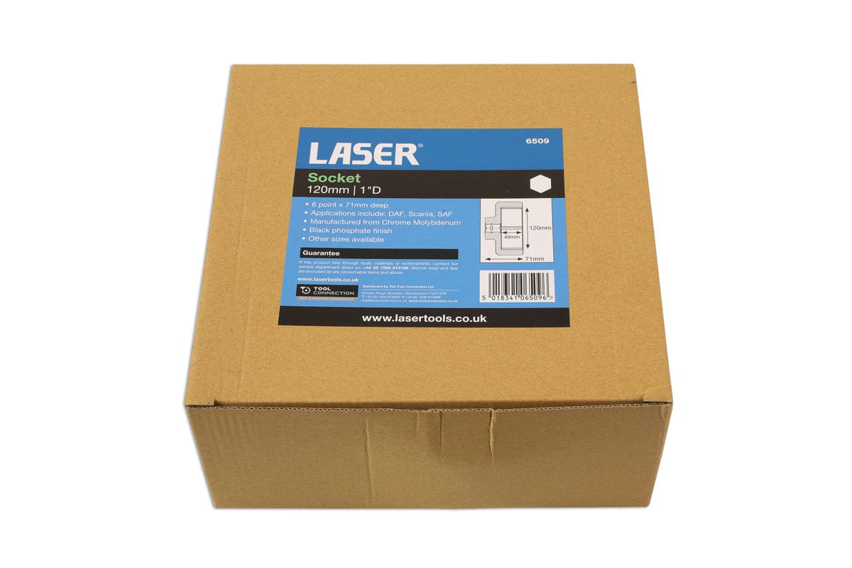 Laser Socket 1"D 120mm - (Laser 6509)