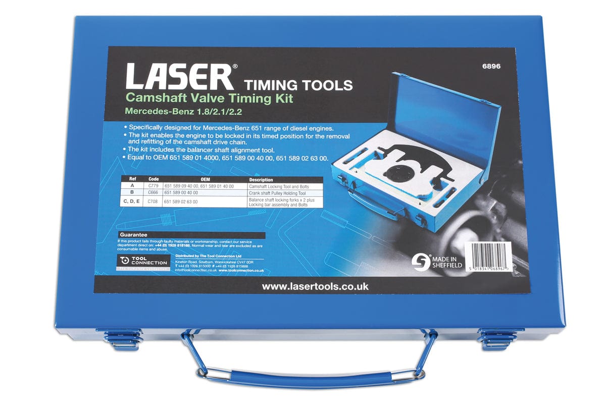 Laser Timing Kit - for Mercedes-Benz 1.8, 2.1, 2.2 Diesel - (Laser 6896)