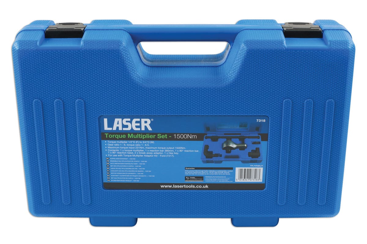 Laser Torque Multiplier Set 1500Nm - (Laser 7318)