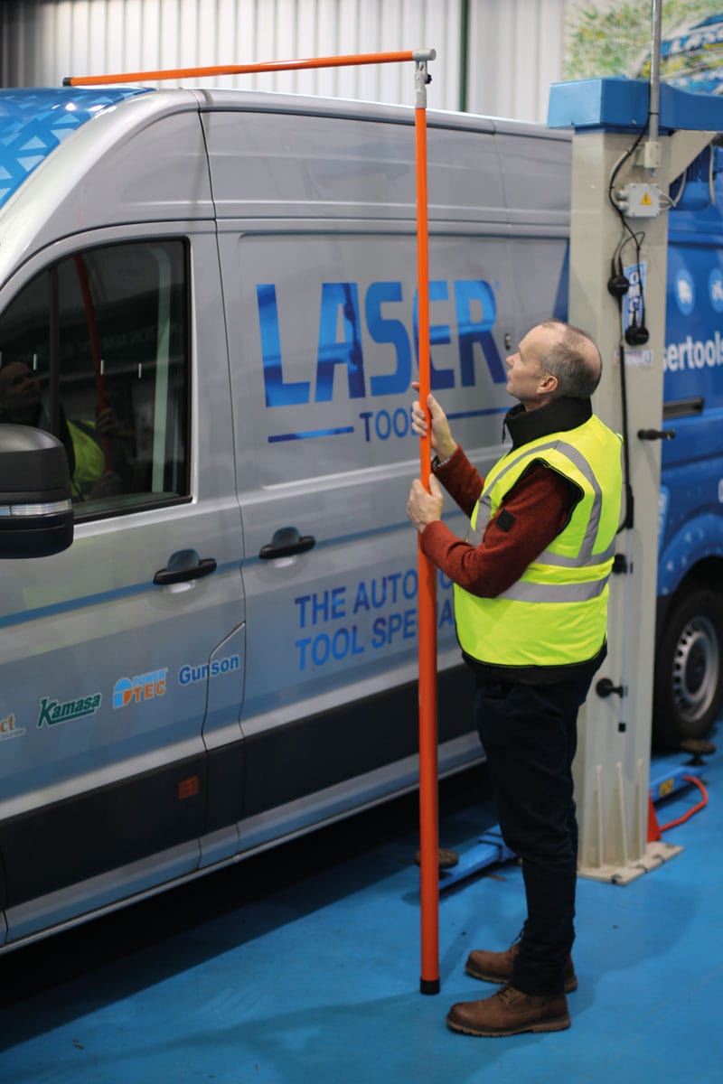 Laser Vehicle Height Measuring Stick - 5.5m - (Laser 8863)