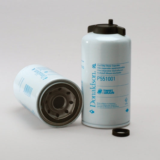 Fuel Filter, Water Separator Spin-On Twist&Drain - Donaldson P551001
