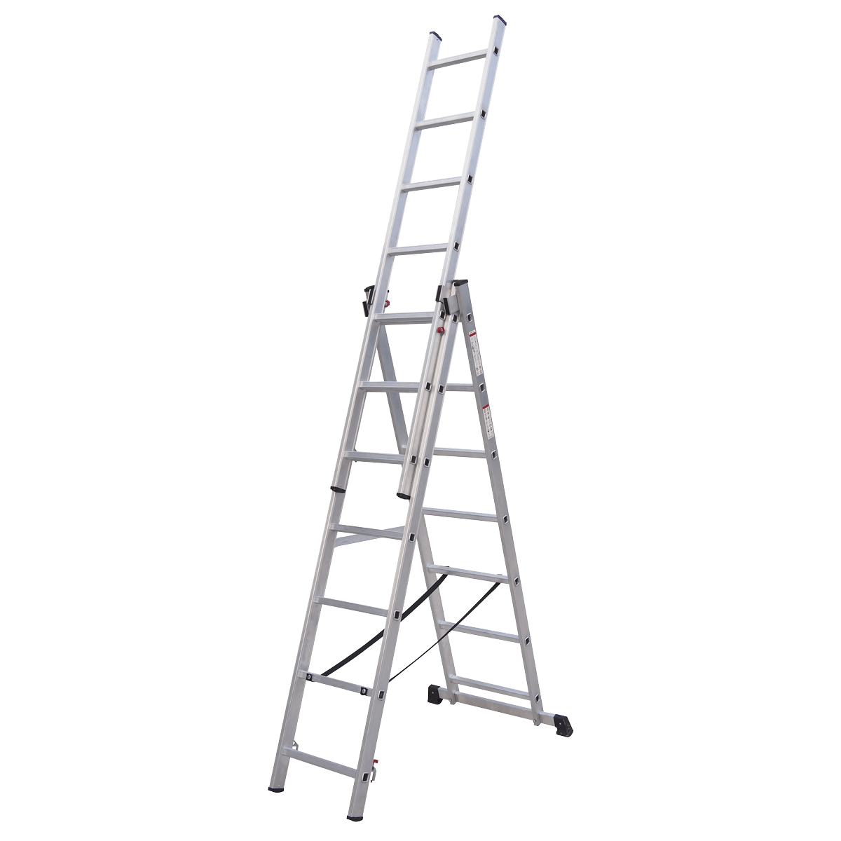 Sealey Aluminium Extension Combination Ladder 3x7 EN 131