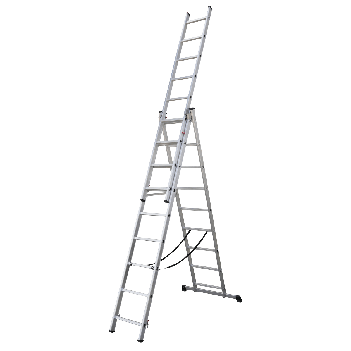 Sealey Aluminium Extension Combination Ladder 3x9 EN 131