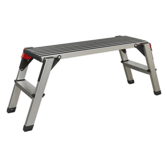 Sealey Aluminium Folding Platform 2-Tread EN 131-4