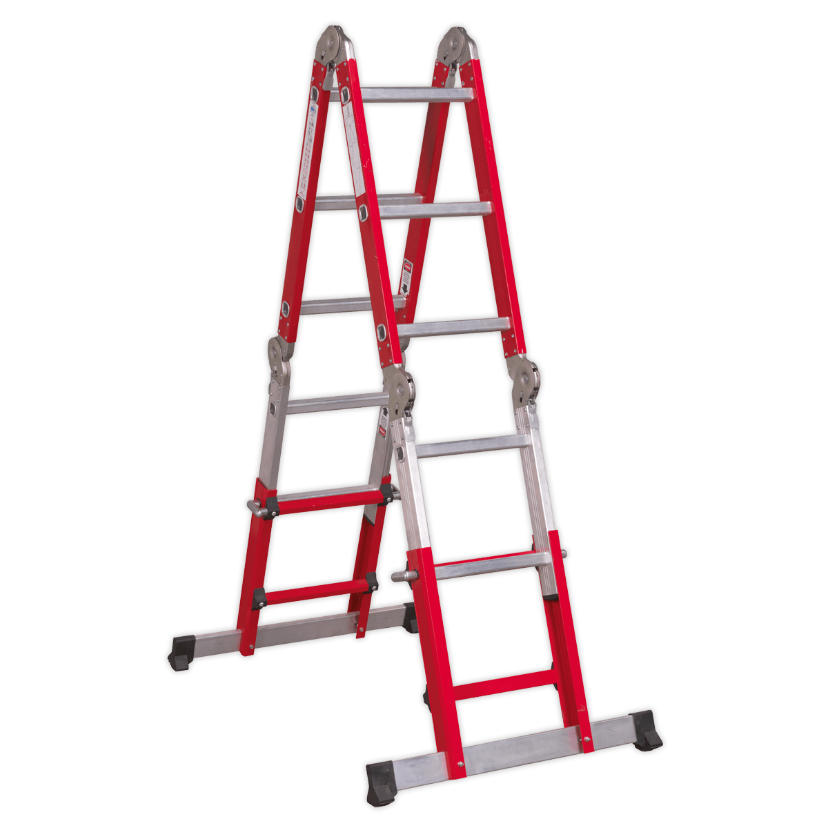 Sealey Aluminium Multipurpose Ladder EN 131 Adjustable Height