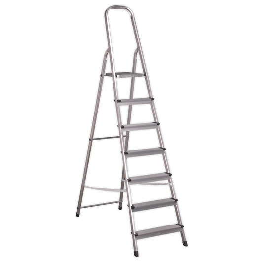 Sealey Aluminium Step Ladder 7-Tread EN 131