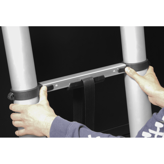 Sealey Aluminium Telescopic Ladder 9-Tread EN 131