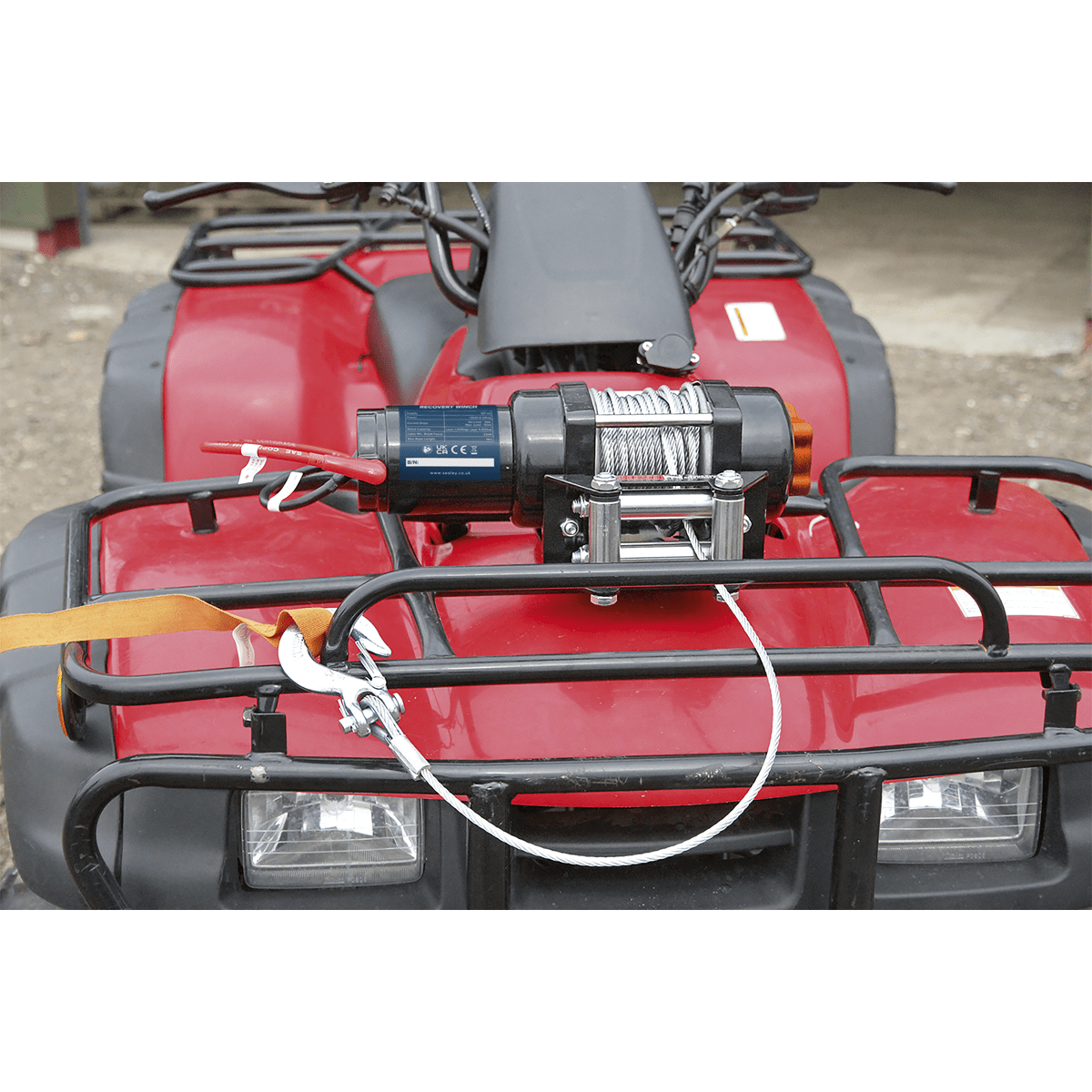 Sealey ATV/Quad Recovery Winch 1135kg (2500lb) Line Pull 12V