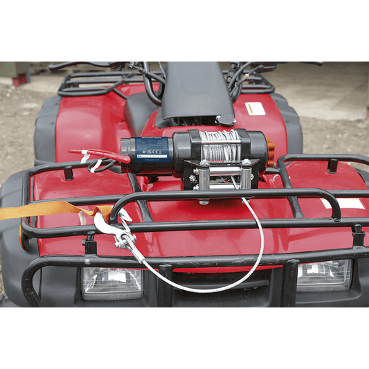 Sealey ATV/Quad Recovery Winch 2040kg (4500lb) Line Pull 12V