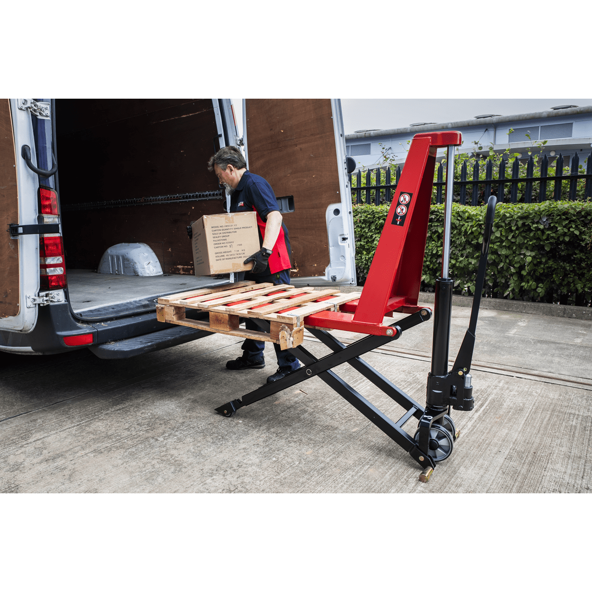 Sealey High Lift Pallet Truck - 1000kg Capacity 1170 x 540mm