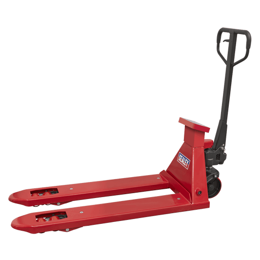 Sealey Pallet Truck with Scales - 2000kg Capacity 1150 x 555mm