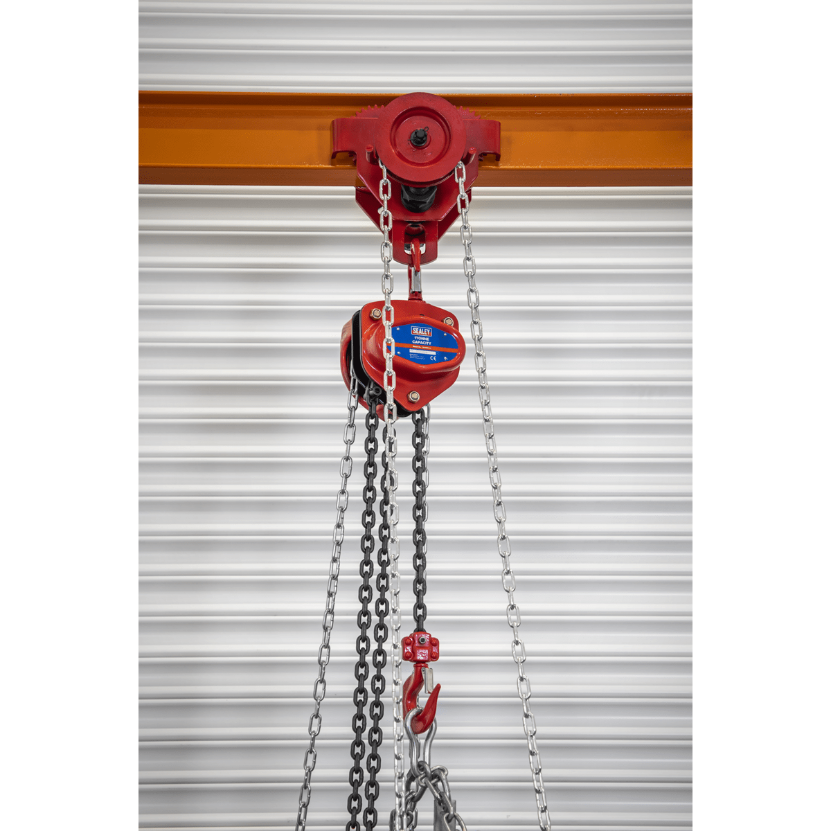 Sealey Portable Gantry Crane Adjustable 1 Tonne with Geared Trolley Combo