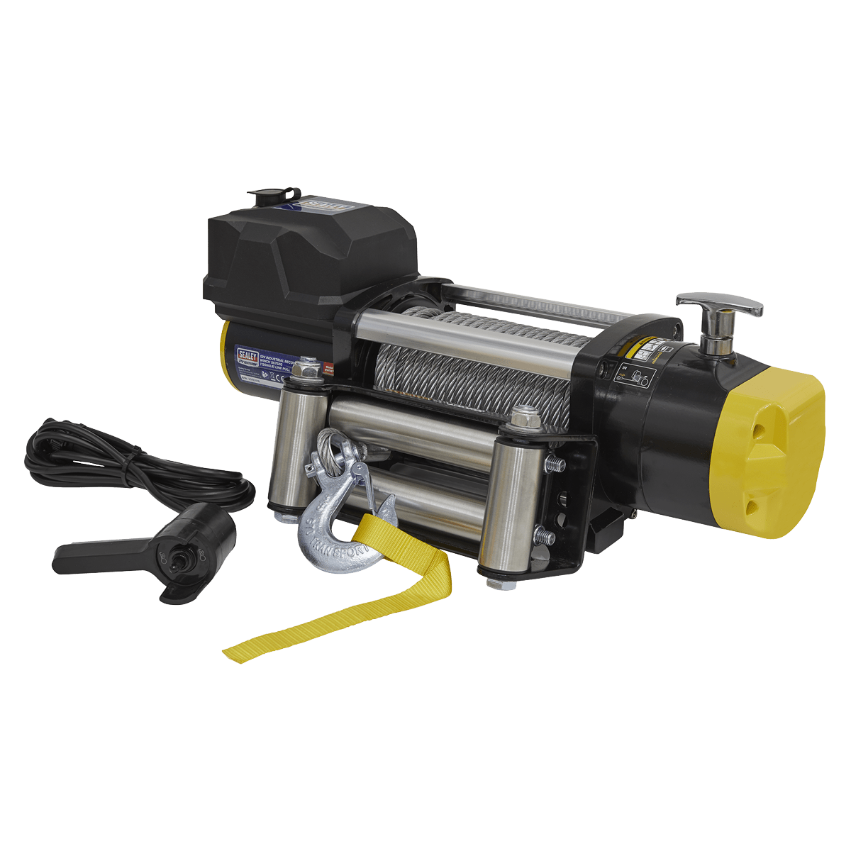 Sealey Recovery Winch 5675kg (12500lb) Line Pull 12V Industrial