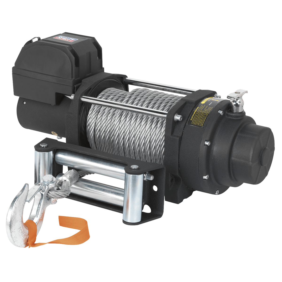 Sealey Recovery Winch 8180kg(18000lb)Line Pull 12V Industrial